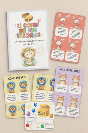 El Cofre de Mis Tesoros: Pack Completo para Trabajar la Autoestima con Peques